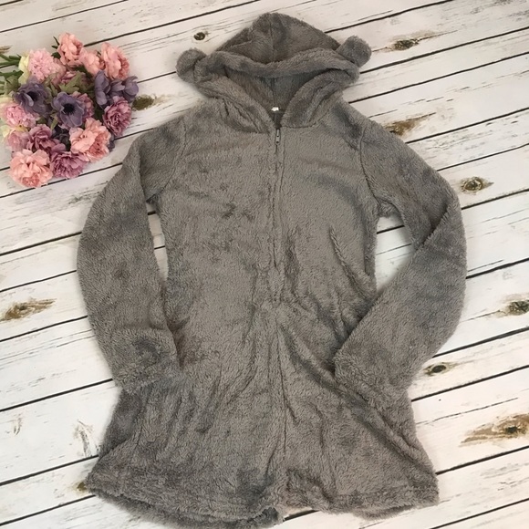 Sexy Animal Hoodie Sleep Jumpsuit with Ears - Picture 7 of 16